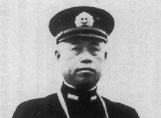An older Admiral Yamamoto in Naval uniform