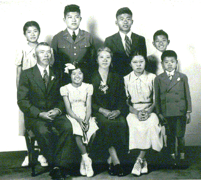 Mitsutaro and Moto Kobayashi family