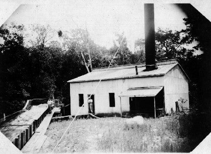 Exterior view of pump station