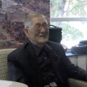 Nam Park sitting in a chair