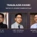 Headshots of Sidney Lu, Loic Duggal, and Hoang Nguyen